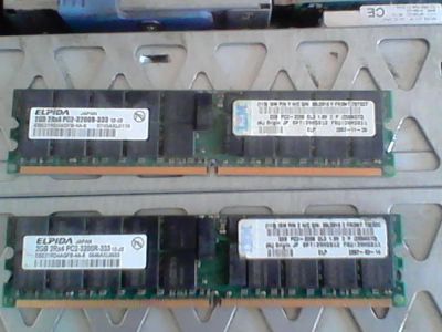 Лот: 7233315. Фото: 1. DDR2 PC2-3200r 2gb ECC для серверов... Оперативная память