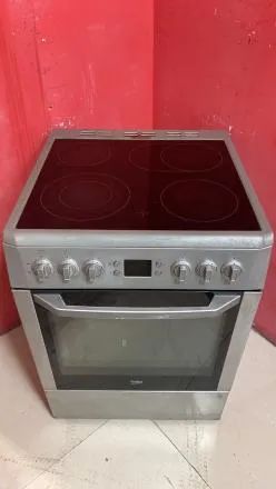 Лот: 20749226. Фото: 1. электроплита Beko бу код 24592. Плиты, духовые шкафы, варочные поверхности