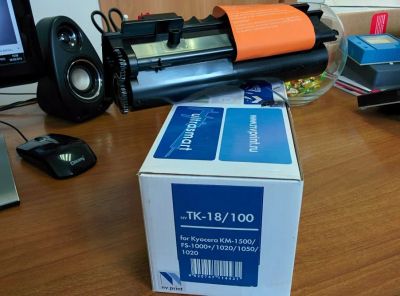 Лот: 6055503. Фото: 1. Картридж ТК-18/100 Kyocera KM... Картриджи, расходные материалы