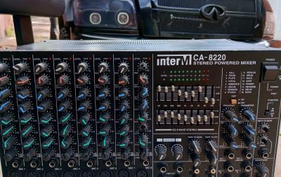 Лот: 20582267. Фото: 1. Активный микшер InterM CA 8220. Микшеры, предусилители, микрофонные эффекты