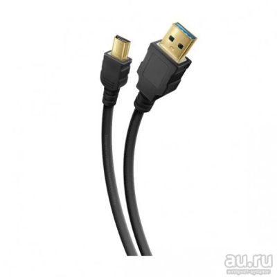 Лот: 18387206. Фото: 1. Кабель Am - miniUSB 1м Fumiko... Шлейфы, кабели, переходники