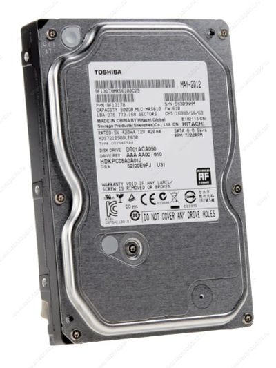 Лот: 3407617. Фото: 1. Жесткий диск SATA-III 500Gb Toshiba... Жёсткие диски (HDD)