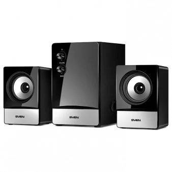 Лот: 17006546. Фото: 1. Колонки Sven MS-90 10W 2.1 Black... Акустические системы