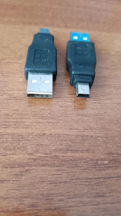 Лот: 19954493. Фото: 1. Переходник USB - miniUSB. Дата-кабели, переходники