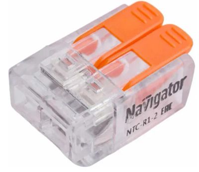 Лот: 24575982. Фото: 1. Клемма Navigator 61682, 2 отверстия... Электроустановочные изделия