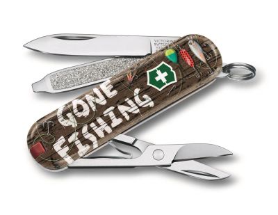 Лот: 17045722. Фото: 1. Нож-брелок Victorinox Classic... Ножи, топоры