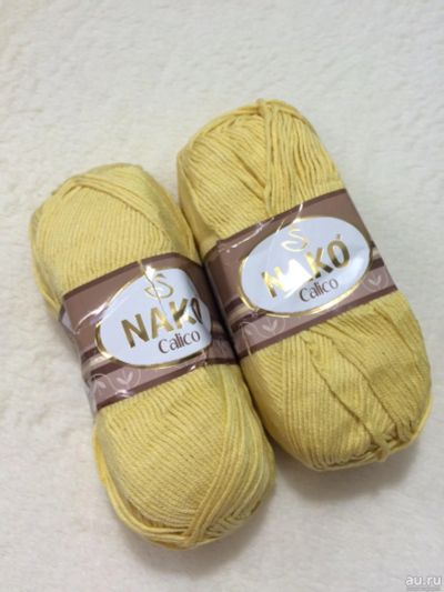 Лот: 12833511. Фото: 1. Пряжа NAKO (Турция) Calico, 50... Ткани, нитки, пряжа
