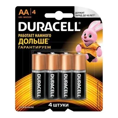 Лот: 17285290. Фото: 1. Батарейка DURACELL LR6 MN1500... Батарейки, аккумуляторы, элементы питания