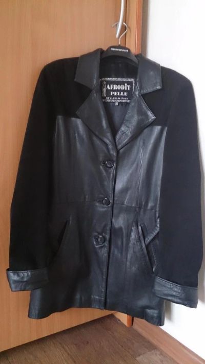 Лот: 7151546. Фото: 1. Куртка-пиджак, плащ женский, КОЖА... Верхняя одежда