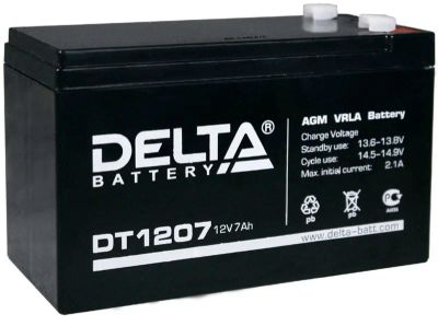 Лот: 8624704. Фото: 1. Аккумуляторная батарея Delta DT... ИБП, аккумуляторы для ИБП