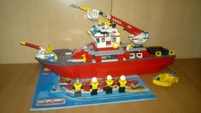 Лот: 6208885. Фото: 1. Лего Lego City 7207 Пожарный катер. Конструкторы