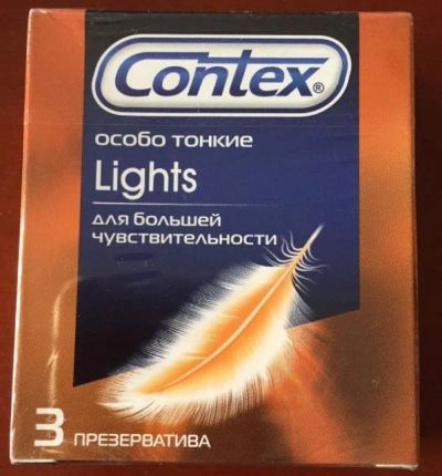 Лот: 11037061. Фото: 1. Contex пачка, 3 шт. Презервативы