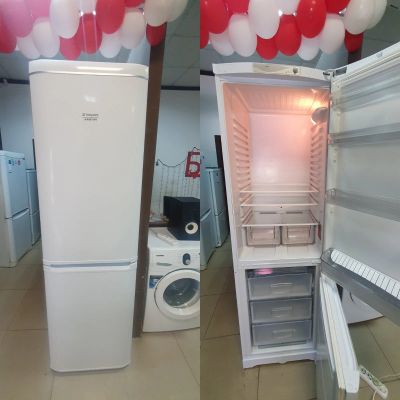 Лот: 19157737. Фото: 1. Б у холодильник hotpoint Aniston... Холодильники, морозильные камеры