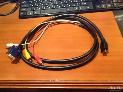 Лот: 8760839. Фото: 1. Кабель HDMI - VGA. Шнуры, кабели, разъёмы