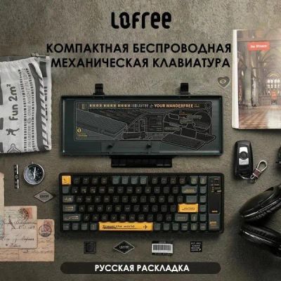 Лот: 25409687. Фото: 1. Клавиатура Lofree OE901 RU Bluetooth... Клавиатуры и мыши