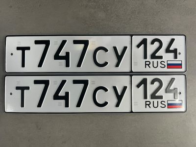 Лот: 20234411. Фото: 1. Продам гос.номер Т 747 СУ 124. Госномера