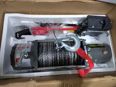 Лот: 19406652. Фото: 1. Лебедка электрическая 12V Electric... Лебедки, тали