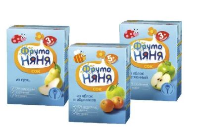 Лот: 10333805. Фото: 1. Сок детский "Фрутоняня" 0,2л в... Напитки