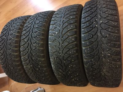 Лот: 12328432. Фото: 1. Cordiant sno-max 205/60 R16 шипованная... Шины
