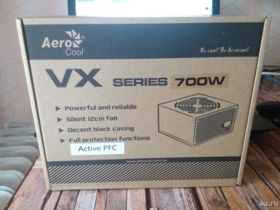 Лот: 10207058. Фото: 1. Блок питания aerocool vx 700w. Корпуса, блоки питания