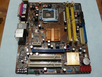 Лот: 4116458. Фото: 1. Мат. Плата ASUS P5KPL-AM. Материнские платы