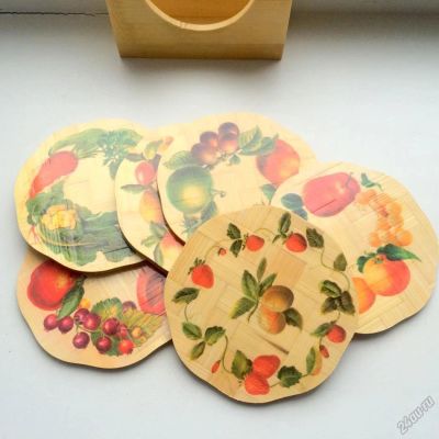 Лот: 5670499. Фото: 1. 🍓🍏🍒 Подставки под горячее из... Предметы сервировки
