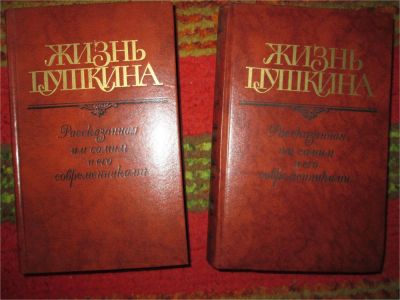 Лот: 7178107. Фото: 1. "Жизнь Пушкина" в 2 томах, в отличном... Мемуары, биографии