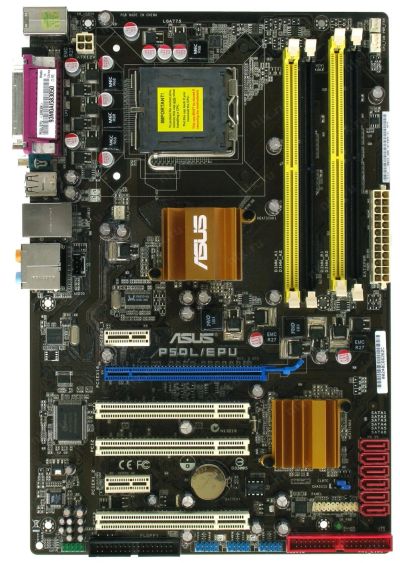 Лот: 18016359. Фото: 1. Материнская плата Asus P5QL/EPU. Материнские платы
