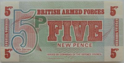 Лот: 6033417. Фото: 1. 5 новых пенсов британских вооруженных... Европа