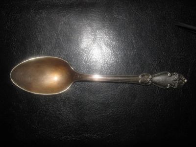 Лот: 7167873. Фото: 1. ложка чайная мельхиор 1 шт. Столовые приборы, ножи