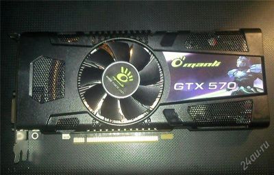 Лот: 2215514. Фото: 1. Видеокарта Manli GeForce GTX570... Видеокарты