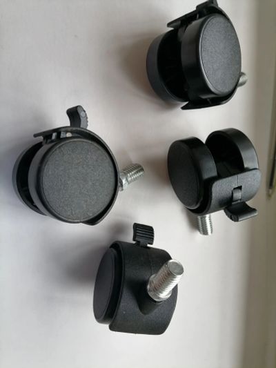 Лот: 18377383. Фото: 1. Колёсики мебельные с резьбой. Мебельная фурнитура и наполнители