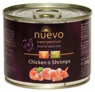 Лот: 16478430. Фото: 1. Nuevo (Нуэво) Chicken & Shrimps... Корма