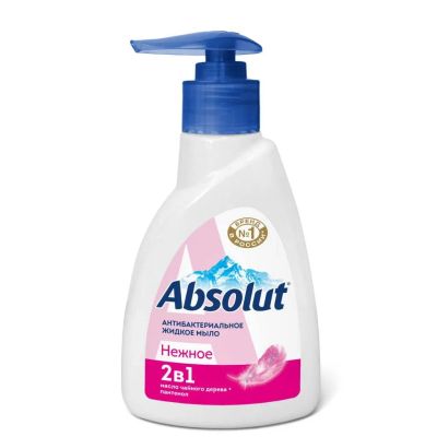 Лот: 24104035. Фото: 1. Мыло жидкое Absolut, Нежное, антибактериальное... Уход за телом