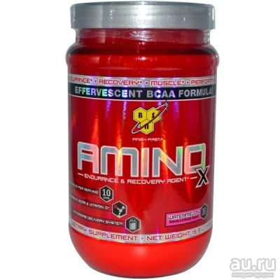 Лот: 8156176. Фото: 1. BSN Amino-X, 30 порций (435 гр... Спортивное питание, витамины