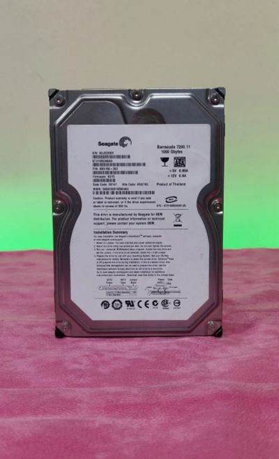 Лот: 24394384. Фото: 1. HDD 1 Тб/3.5"/7200 об/мин/Seagate. Жёсткие диски