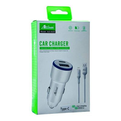 Лот: 22142258. Фото: 1. АЗУ ALLISON ALS-A623 PD USB+USB-C... Зарядные устройства, блоки питания, адаптеры сетевые для смартфонов