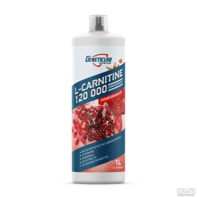 Лот: 10172441. Фото: 1. Genetic Lab L-CARNiTINE concentrate... Спортивное питание, витамины