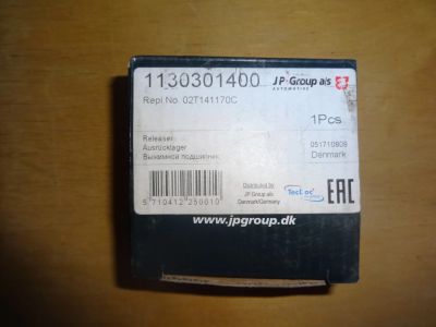 Лот: 12622726. Фото: 1. Выжимной подшипник JP Group 1130301400. Трансмиссия