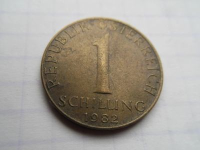 Лот: 10183636. Фото: 1. Австрия 1 шиллинг 1982. Германия и Австрия