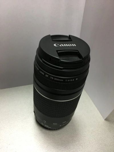 Лот: 12095684. Фото: 1. Объектив canon 75-300. Объективы