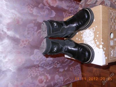 Лот: 2294928. Фото: 1. Сапоги зимние детские (кож,мех... Сапоги