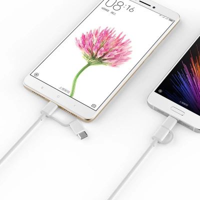 Лот: 10663770. Фото: 1. Кабель Xiaomi ZMI USB - ( Micro... Дата-кабели, переходники