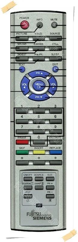 Лот: 15905070. Фото: 1. Пульт FUJITSU SIEMENS P42-1AH. Пульты ДУ