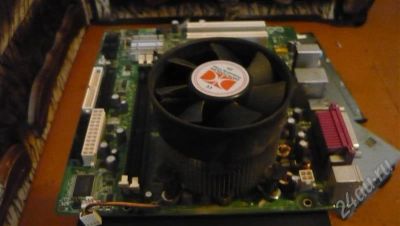 Лот: 444899. Фото: 1. Материнская плата intel с прцесором... Материнские платы