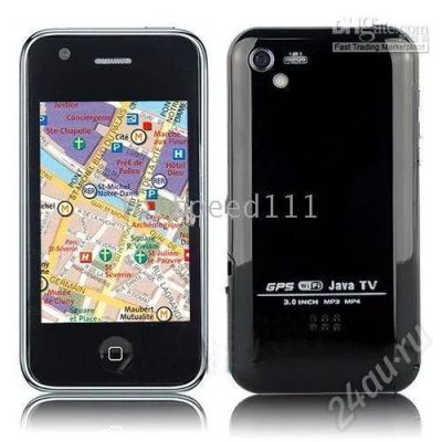 Лот: 302929. Фото: 1. iPhone 3G - F030 black - 2sim... Кнопочные мобильные телефоны