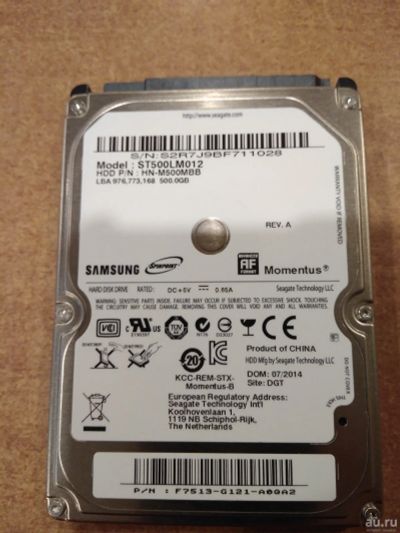 Лот: 14463035. Фото: 1. жесткий диск 2,5" Seagate Samsung... Жёсткие диски (HDD)
