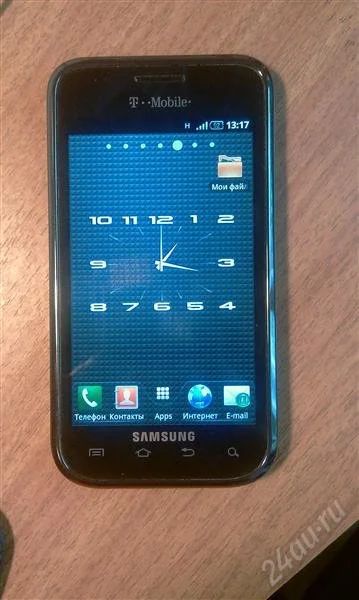 Лот: 979253. Фото: 1. Samsung Galaxy S Vibrant 16Gb... Смартфоны