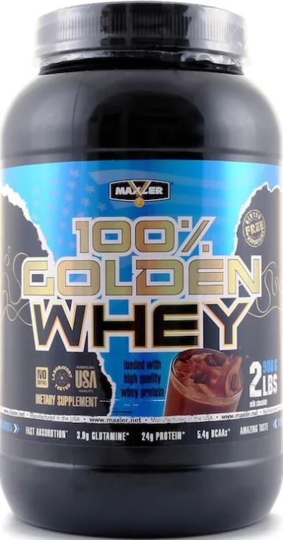 Лот: 10611155. Фото: 1. Maxler Golden Whey 908гр (спортивное... Спортивное питание, витамины