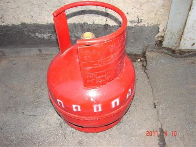 Лот: 893083. Фото: 1. Новый Баллон газовый 5л.по цене... Печи для бани, сауны
